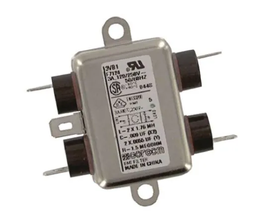 64-0657-18　TE Connectivity 3VB1 Powerline Filter 66.3mm Length,, 3 A, 250 V ac　3VB1