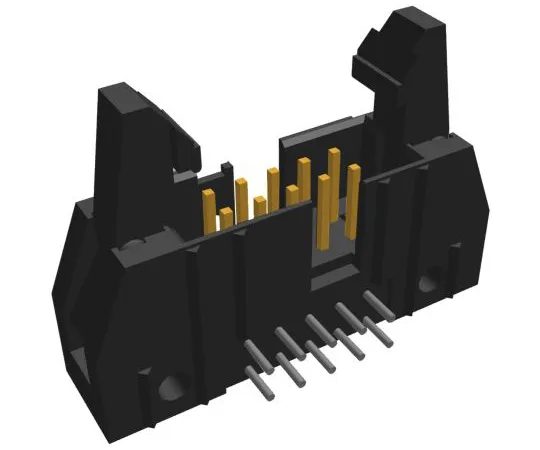 64-1412-88　TE Connectivity AMP-LATCH, 10 Way, 2 Row, Right Angle PCB Header　5499345-1