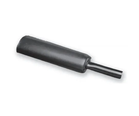 64-1328-71　TE Connectivity Black No Heat Shrink Tubing 50mm Sleeve Dia. x 1.2m Length, RMW Series 3:1 Ratio　RMW-50/16-1200/ADH-0