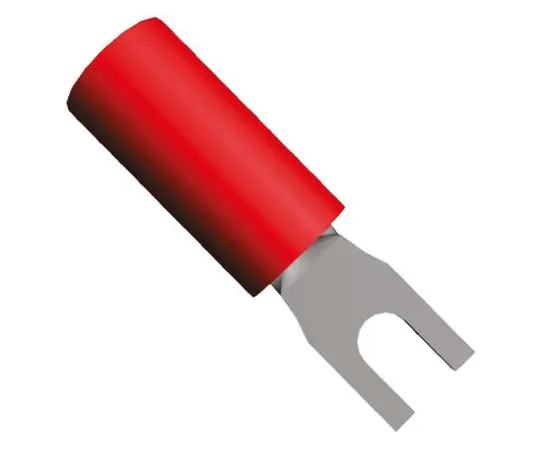 64-1266-69　TE Connectivity PIDG Series Insulated Crimp Spade Connector, 0.26mm² to 1.65mm², 22AWG to 16AWG, M2 (#2) Stud Size　328394