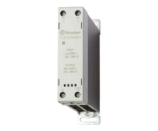 64-1284-69　Finder 30 A SPNO Solid State Relay, Random, DIN Rail, 480 V ac Maximum Load　77.31.9.024.8071
