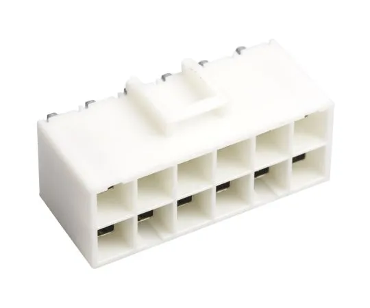 64-1403-44　JST VL B12P, 12 Way, 2 Row, Straight PCB Header　B12P-VL (LF)(SN)