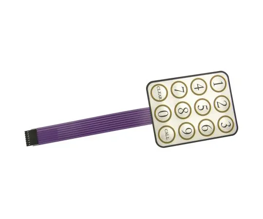 64-1313-90　Apem IP54 Membrane Keypad　AC4934