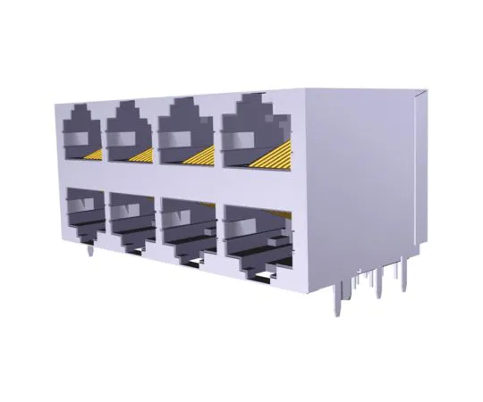64-1407-74　TE Connectivity 5569257 Series, Female Cat5 RJ45 Socket　5569257-1