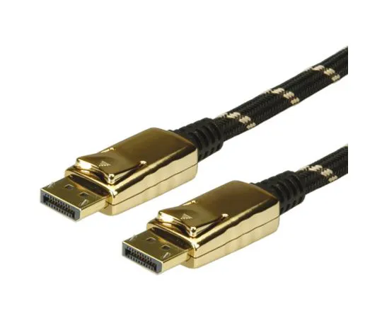 64-1375-98　Roline DisplayPort to DisplayPort Cable, Male to Male, 3m　11.04.5646-10