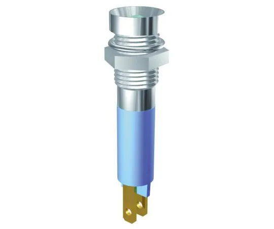 64-1386-91　Signal Construct Yellow Indicator, Screw Termination, 24 → 28 V, 8mm Mounting Hole Size　SMZD08124