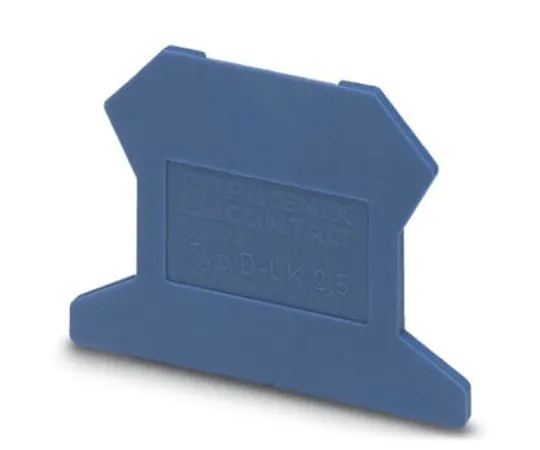 64-1305-26　Phoenix Contact D-UK2.5 BU Series End Cover　3001103