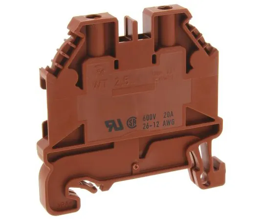 64-1340-05　Wieland ATEX, WT 2.5 Series , 1 kV Feed Through Terminal Block, Screw Termination　58.503.0055.4 - WT 2,5 BR