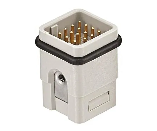 64-1277-34　Han Q Series Male Insert, 21 Way, 5 Row, Rated At 6.5A, 50 V, For Use With Industrial Connectors, Han Q　09120213001