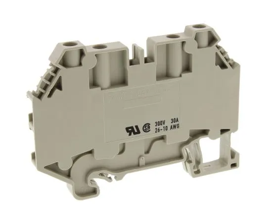64-1340-25　Wieland ATEX, WT 4 D2/2 Series , 500 V Feed Through Terminal Block, Screw Termination　58.504.5155.0 - WT 4 D2/2