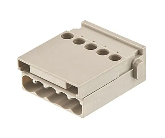 64-1277-28　Han-Modular Series Male Module, 5 Way, 1 Row, Rated At 16A, 400 V, For Use With Industrial Connectors, Han E　09140052601