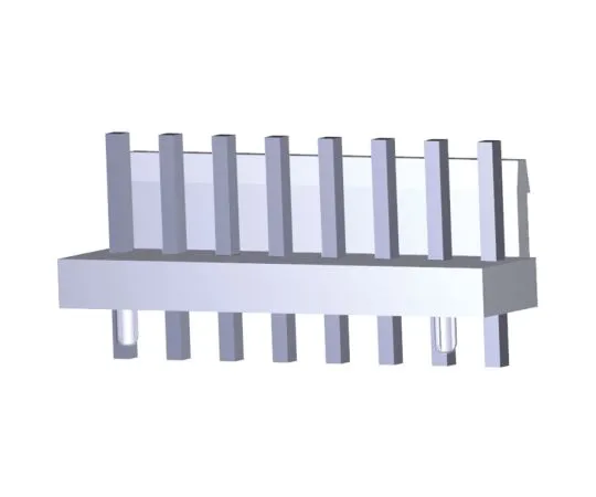 64-1343-06　TE Connectivity Economy Power, 2 Way, 1 Row, Straight PCB Header　1744057-2