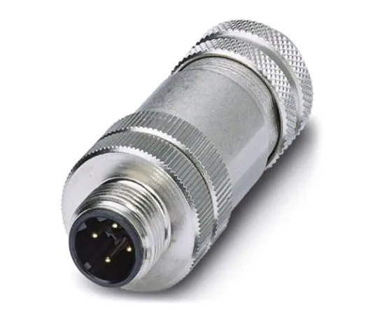 64-1291-64　Phoenix Contact SACC-M12MSD-4CON-PG 7-SH Series M12 Cable Mount Connector, 4 contacts Plug　1521258