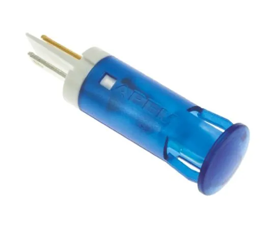 64-0675-56　Apem Blue Indicator, Faston, Solder Lug Termination, 12 V dc, 10mm Mounting Hole Size　QS101XXB12