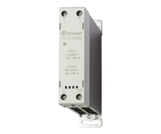 64-1284-68　Finder 30 A SPNO Solid State Relay, Zero Crossing, DIN Rail, 480 V ac Maximum Load　77.31.9.024.8070