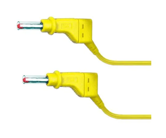 64-0676-23　Multi Contact Test lead, 32A, 600V, Yellow, 50cm Lead Length　66.9408-050-24