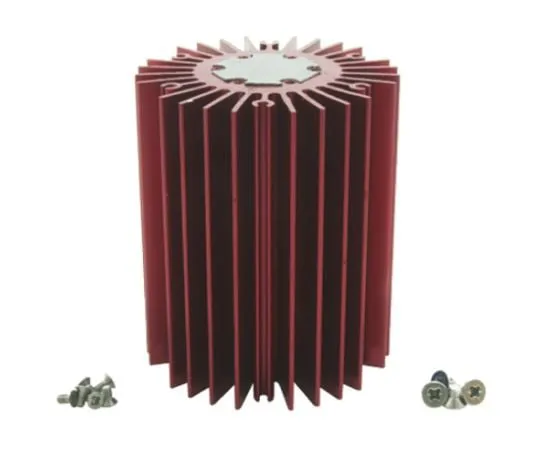 64-0648-38　Heatsink, Dragon 1+ PowerStar, Duris 1+ PowerStar, Duris 4+ PowerStar, OSLON 1+ PowerStar, OSLON 4+ PowerStar, Stanley　ILA-HSINK-STAR-50X60MM-RED-K