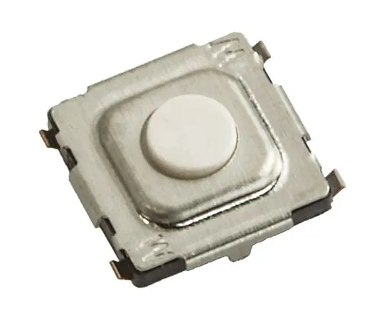 64-0669-63　White Tactile Switch, Single Pole Single Throw (SPST) 20 mA 0.3mm Surface Mount　431153015826