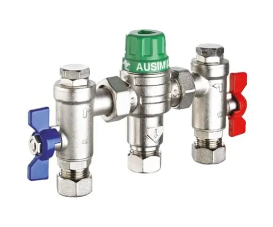 64-1265-51　Reliance Brass Ausimix Thermostatic Mixing Valve, 15mm　HEAT110980
