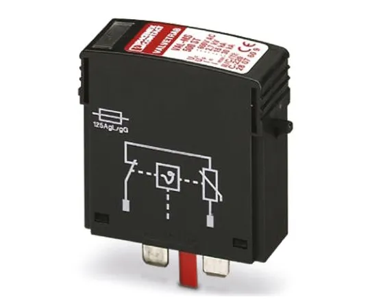 64-1299-38　Phoenix Contact VAL-MS Series 500 V ac Maximum Voltage Rating 30kA Maximum Surge Current Surge Arrester Protection　2807609