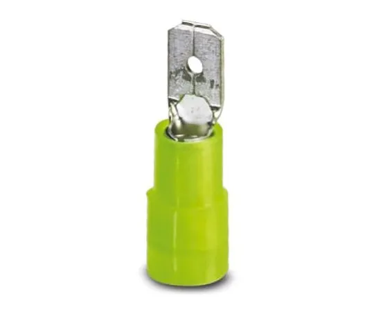 64-1308-41　Phoenix Contact C-SCMI Series , Yellow Insulated, Straight Mount Angle Crimp Tab Terminal, 4mm² to 6mm², 6.3 x 0.8mm　3240060