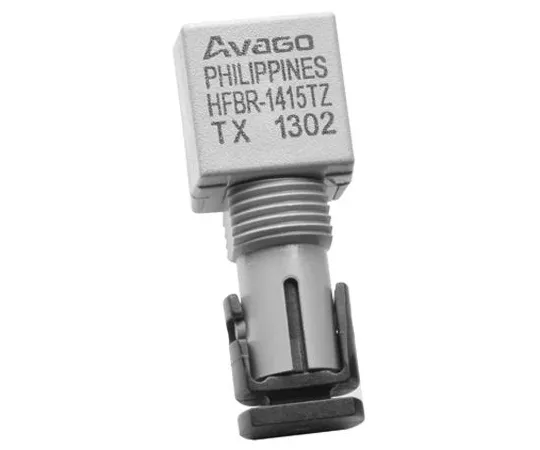 64-1292-62　Broadcom HFBR-1415TZ, 160MBd Fibre Optic Transmitter 820Nm, ST ST Connector, 27.2 x 12.7 x 10.2mm　HFBR-1415TZ