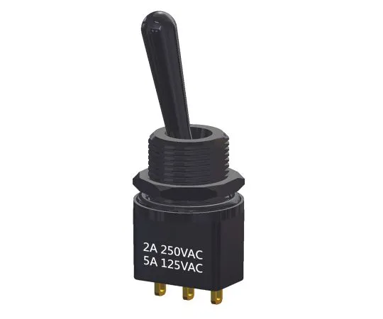 64-1402-87　RS PRO Single Pole Double Throw (SPDT) Toggle Switch, On-Off-On, IP67, PCB　820-0554