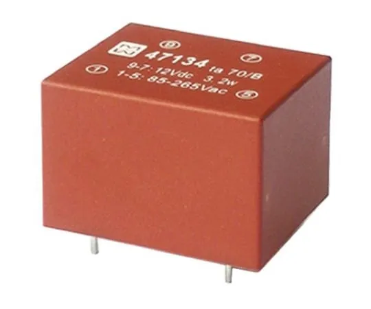 64-1256-61　1 Output 2.5W SMPS Transformer, 85 → 265 V ac, 85 → 370 V dc, 9V dc　47123