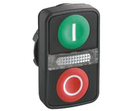 64-1387-38　Schneider Electric Harmony XB5 Series, Black, White Push Button Complete Unit, Momentary, 22.4mm Cutout　ZB5AW7A3741
