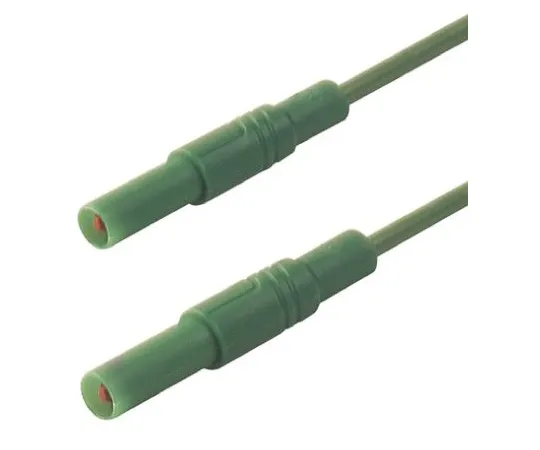 64-0681-31　Hirschmann Test & Measurement Test lead, 32A, 1000V ac/dc, Green, 1m Lead Length　934075104