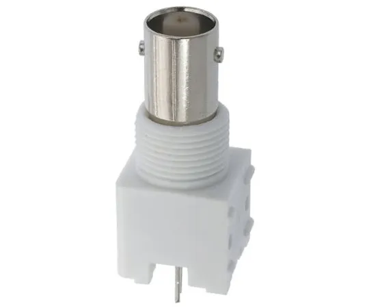 64-1410-49　TE Connectivity BNC Series Straight 50Ω PCB Mount Bulkhead Fitting BNC Connector, jack, Nickel, Through Hole Termination　5226993-3