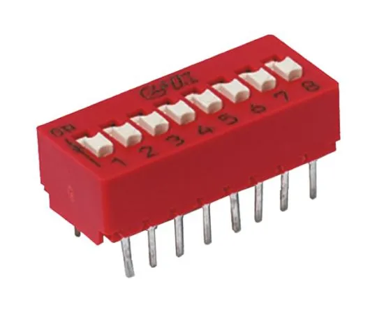 64-1259-55　1 Way Through Hole DIP Switch SPST, Ext***ed Actuator　BD01