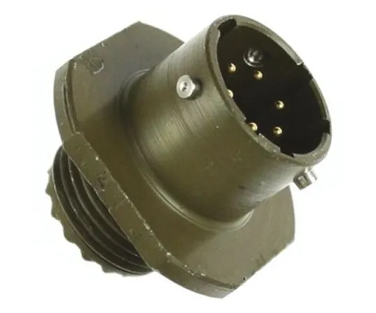 64-1362-16　Amphenol 62GB Series, 6 Way Cable Mount MIL Spec Circular Connector Receptacle, Pin Contacts,Shell Size 10, Bayonet　62GB-51T10-06PN