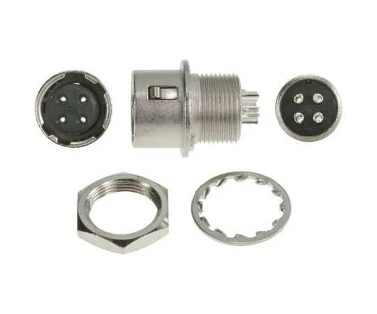 64-1250-88　Hirose HR10 Series Micro Panel Mount Connector, 4 contacts Socket　HR10G-7R-4S(73)