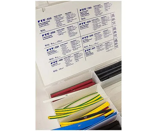 64-1411-22　Alpha Wire Assorted Heat Shrink Tubing Kit Assortiment Sleeve Dia. x Assortiment Length, FIT-KIT Series　FKIT7 NC032