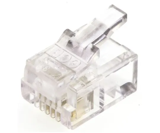 64-1410-93　MH Connectors 6P/4C Straight Cable Mount Male Modular Plug Unshielded RJ14 Connector　MHRJ116P4CR