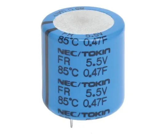 64-1248-31　KEMET 22000μF Supercapacitor EDLC -20 → +80% Tolerance Supercap FR Series 5.5V dc Through Hole　FR0H223ZF