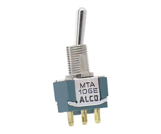 64-0660-83　TE Connectivity Single Pole Double Throw (SPDT) Toggle Switch, Latching, Panel Mount　MTA106D