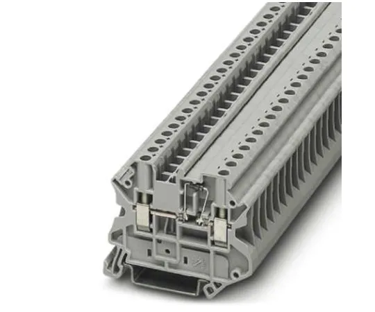 64-1307-10　Phoenix Contact, UT 4-DIO/L-R Series , 800 V Feed Through Terminal Block, Screw Termination　3046210