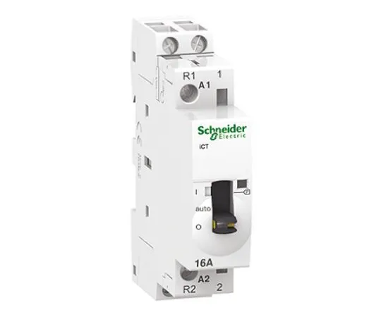 64-1251-66　Schneider Electric 2 Pole Contactor, 16 A, 230 V ac Coil, Acti 9, NO/NC　A9C23715