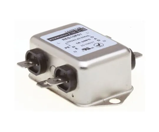 64-1322-85　Roxburgh EMC RES10 Series 1A 250 V ac DC → 400Hz Chassis Mount RFI Filter, with Fast-On Terminals　RES10F01