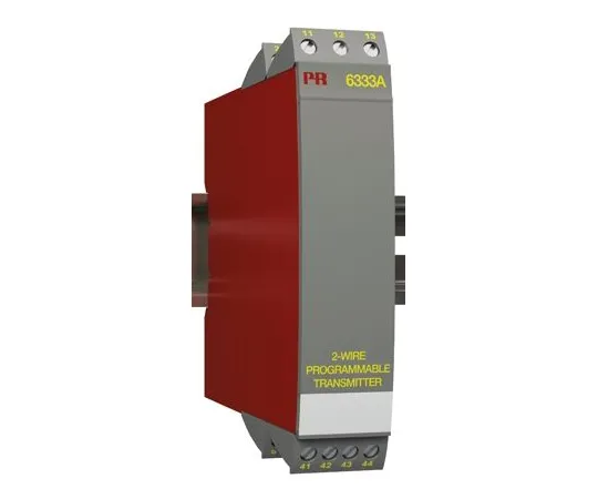 64-1274-23　Lin.R (RTD), NI100, PT100 Temperature Transmitter, 8 → 35 V dc, -40 → +60 °C　6333A1A