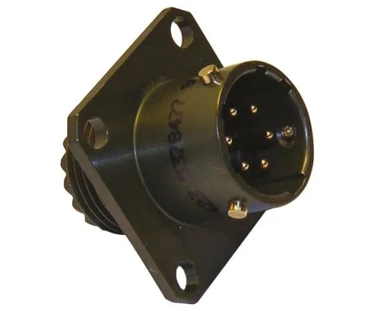 64-1362-04　Amphenol 62GB Series, 10 Way Flange Mount MIL Spec Circular Connector Receptacle, Pin Contacts,Shell Size 12, Bayonet　62GB-50T12-10PN