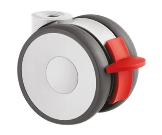 64-1268-46　Tente Stem Swivel Castors 5925UAP075L51-10 RAL7001, 80kg, PUR tyres　5925UAP075L51-10 RAL7001