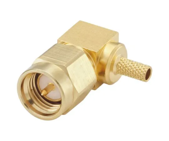 64-1398-14　Rosenberger Right Angle 50Ω Cable Mount SMA Plug, Crimp Termination Flexible　32S207-303L5