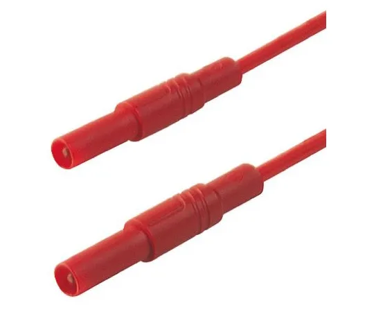 64-0681-29　Hirschmann Test & Measurement Test lead, 32A, 1000V ac/dc, Red, 50cm Lead Length　934073101