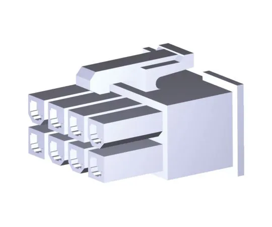 64-1342-39　TE Connectivity VAL-U-LOK Female Connector Housing, 4.2mm Pitch, 10 Way, 2 Row　1-1969614-0