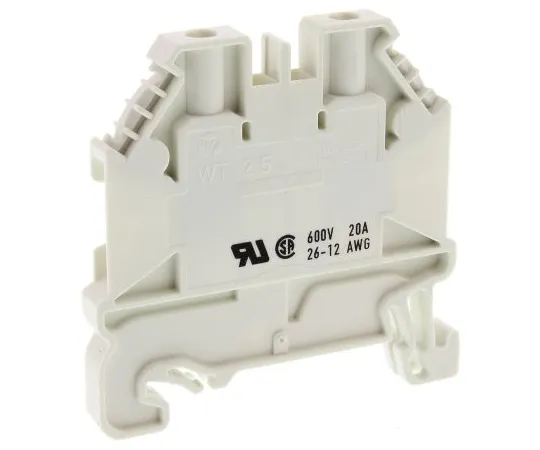 64-1340-07　Wieland ATEX, WT 2.5 Series , 1 kV Feed Through Terminal Block, Screw Termination　58.503.0055.2 - WT 2,5 WS