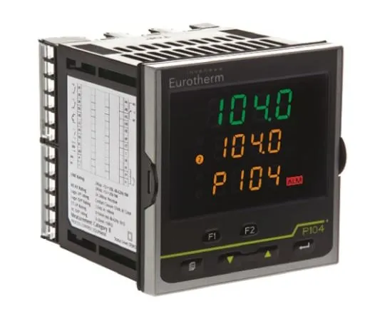 64-1249-99　Eurotherm P104 PID Temperature Controller, 96 x 96mm, 3 Output Logic, Relay, 24 V ac/dc Supply Voltage　P104/CC/VL/LRR