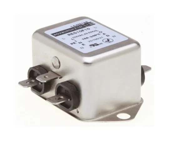 64-1322-87　Roxburgh EMC RES10 Series 10A 250 V ac DC → 400Hz Chassis Mount RFI Filter, with Fast-On Terminals, Single Phase　RES10F10